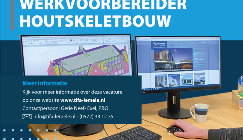 Vacature BIM Modelleur TIFA Lemele